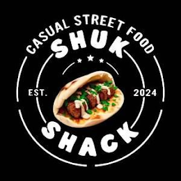 SHUK SHACK CASUAL STREET FOOD EST. 2024