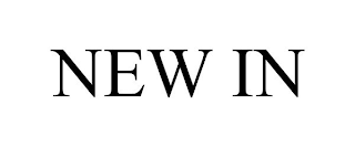 NEW IN