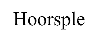HOORSPLE