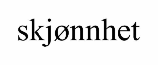 SKJØNNHET