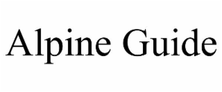 ALPINE GUIDE