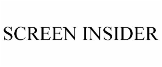 SCREEN INSIDER