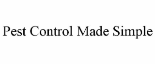 PEST CONTROL MADE SIMPLE