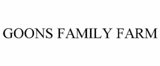 GOONS FAMILY FARM