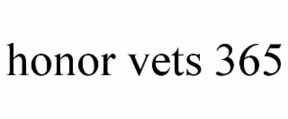 HONOR VETS 365