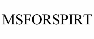 MSFORSPIRT