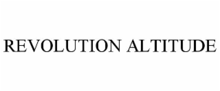 REVOLUTION ALTITUDE
