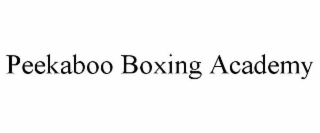 PEEKABOO BOXING ACADEMY