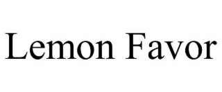 LEMON FAVOR