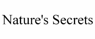 NATURE'S SECRETS