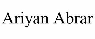 ARIYAN ABRAR