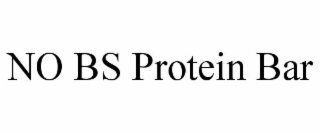 NO BS PROTEIN BAR