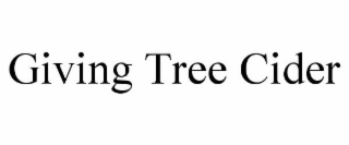 GIVING TREE CIDER