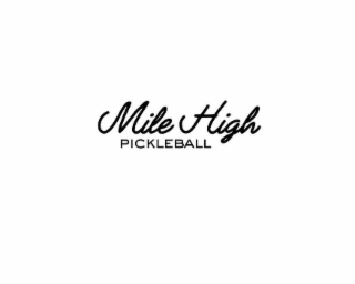 MILE HIGH PICKLEBALL