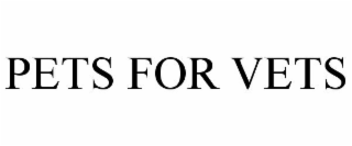 PETS FOR VETS