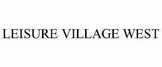 LEISURE VILLAGE WEST