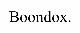 BOONDOX.