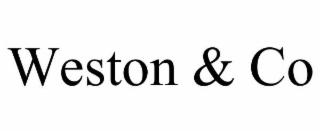 WESTON & CO