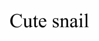 CUTE SNAIL