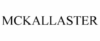 MCKALLASTER