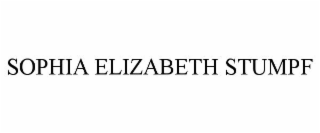 SOPHIA ELIZABETH STUMPF
