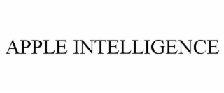 APPLE INTELLIGENCE