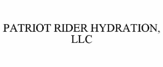 PATRIOT RIDER HYDRATION, LLC