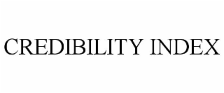 CREDIBILITY INDEX