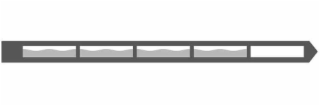 THE MARK CONSISTS OF A RECTANGLE WITH A RIGHT-FACING ARROW, FIVE SMALLER RECTANGLES ON THE INSIDE OF THE RECTANGLE, AND WAVES WITHIN THE SMALLER RECTANGLES.