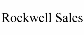 ROCKWELL SALES