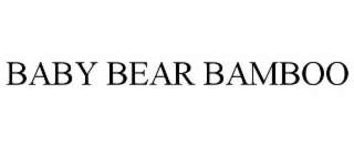 BABY BEAR BAMBOO