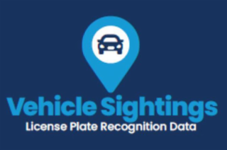 VEHICLE SIGHTINGS LICENSE PLATE RECOGNITION DATA