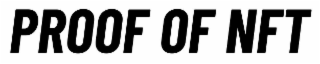 PROOF OF NFT