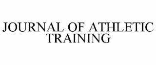 JOURNAL OF ATHLETIC TRAINING