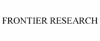 FRONTIER RESEARCH