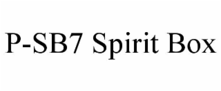 P-SB7 SPIRIT BOX