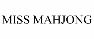 MISS MAHJONG