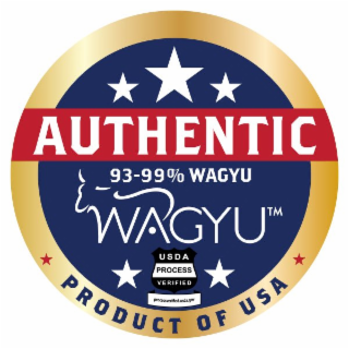 AUTHENTIC WAGYU 93-99% WAGYU PRODUCT OF USA USDA PROCESS VERIFIED PROCESSVERIFIED.USDA.GOV