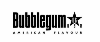 BUBBLEGUM BG USA AMERICAN FLAVOUR
