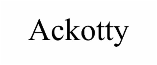 ACKOTTY