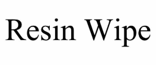 RESIN WIPE