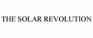 THE SOLAR REVOLUTION