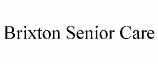 BRIXTON SENIOR CARE