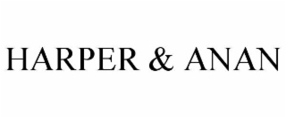 HARPER & ANAN