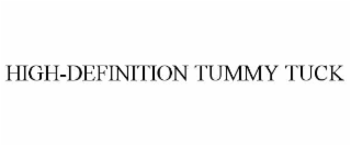 HIGH-DEFINITION TUMMY TUCK