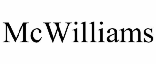 MCWILLIAMS