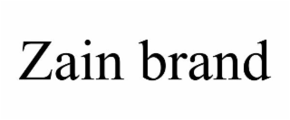 ZAIN BRAND