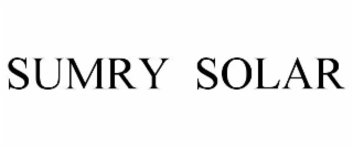 SUMRY SOLAR