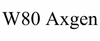 W80 AXGEN