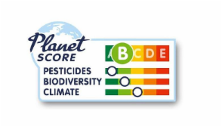 PLANET SCORE A B C D E PESTICIDES BIODIVERSITY CLIMATE